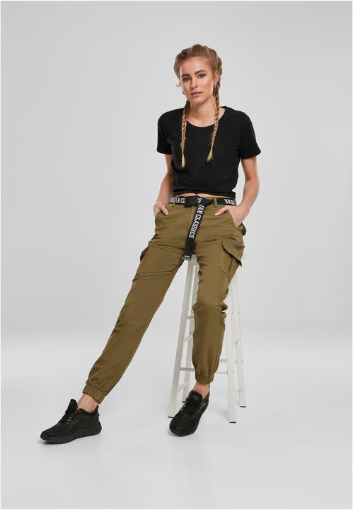 Actual product image Urban Classics Ladies High Waist Cargo Pants (30)