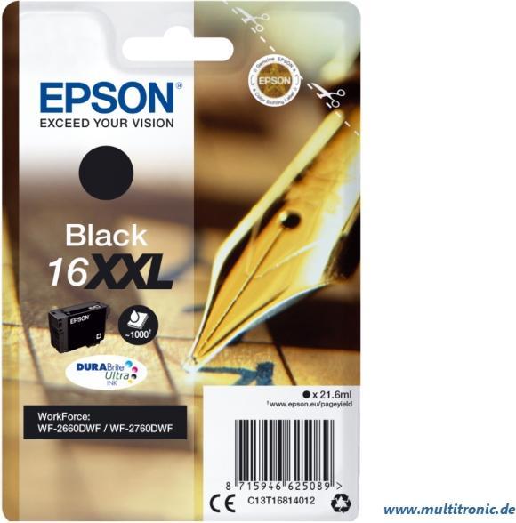 Produktbild Epson T168140 (BK)