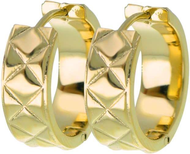 Immagine prodotto Bijouteria Orecchini a cerchio larghi (Rivestimento in PVD (colore oro), Acciaio chirurgico 316L)