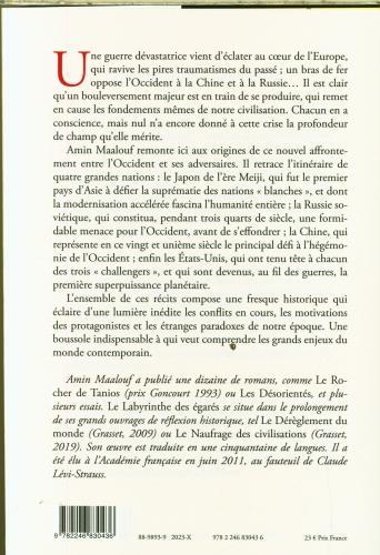 Produktbild Le labyrinthe des égarés : l'Occident et ses adversaires (Französisch, Maalouf Amin, 2023)