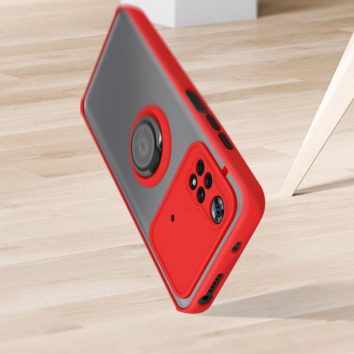 Actual product image Avizar Cell phone case with ring holder Series (Xiaomi Poco M4 Pro)