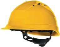 Produktbild Deltaplus Schutzhelm Quartz Up IV Delta Plus, Einstellbereich 53-63 cm, gelb (53 - 63 cm)
