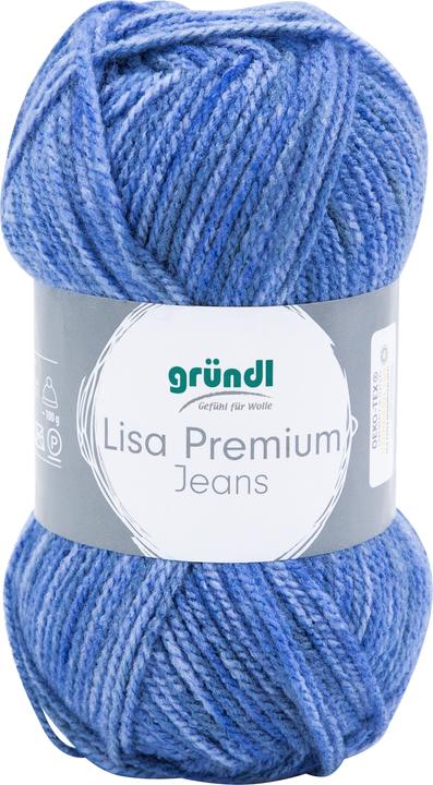 Denim blue-mottled