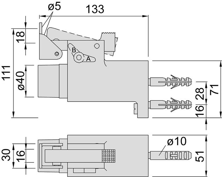 Actual product image Kws Door holder 1011 (1 Piece)