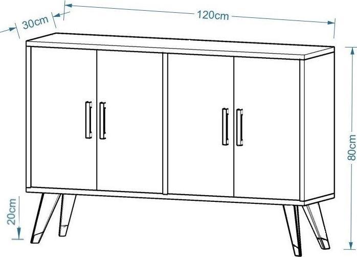 Image du produit Skye Decor Samir (120 x 80 x 30 cm)