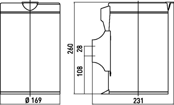 Produktbild Emco Wandkosmetikeimer System 2 3l mit Deckel edelstahl 355300100 (3 l)