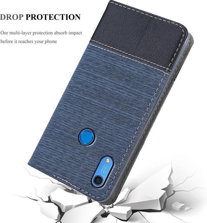 Image du produit Cadorabo Couverture look jeans Book (Huawei Y6s)