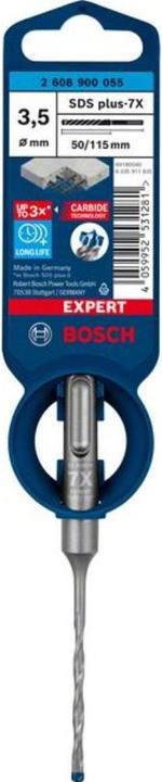 Actual product image Bosch Professional Zubehör EXPERT SDS plus-7X hammer drill, 3.5 x 50 x 115 mm (3.5 mm)
