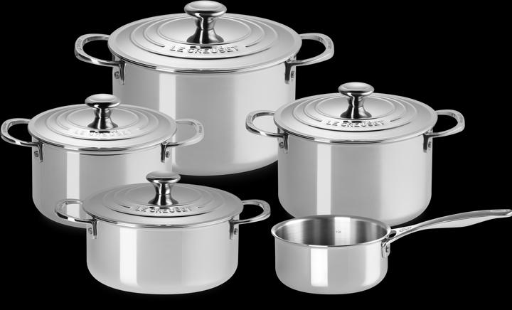 Produktbild Le Creuset 3-Ply Plus 5Tlg. Topfset (Pfannenset + Topfset, Edelstahl)