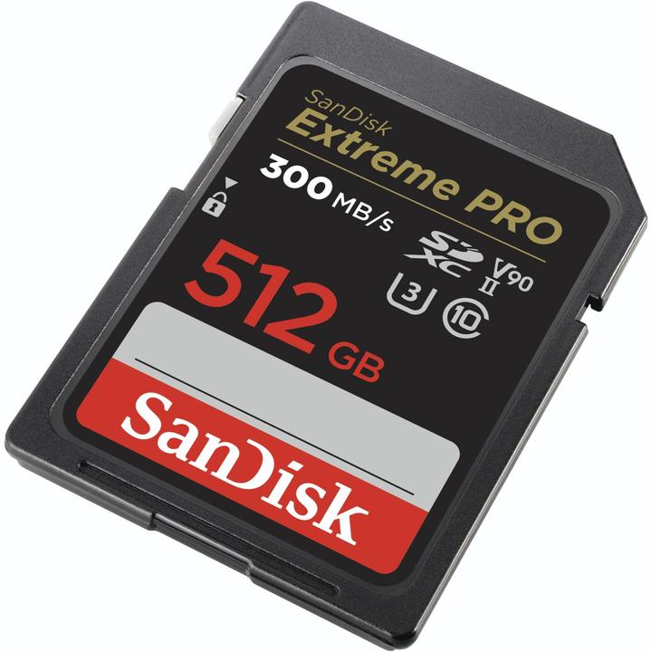 Image du produit SanDisk Extreme Pro (512 Go, SDXC, U3, UHS-II)