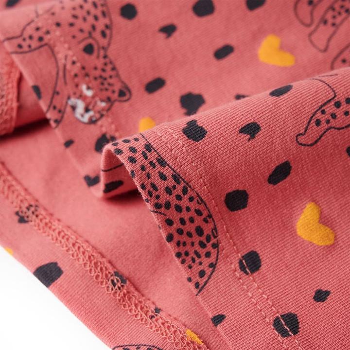 Immagine prodotto VidaXL Pigiama da bambino a maniche lunghe rosa scuro 92,Materiale: 95 (92)