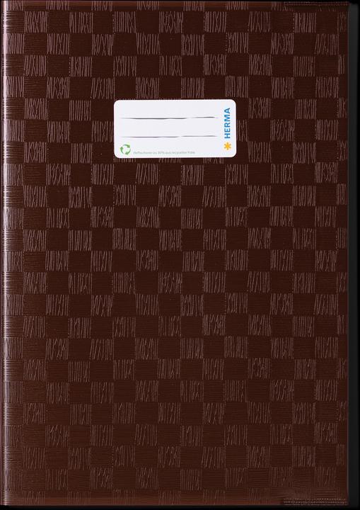 Immagine prodotto Herma Protezione per libretti, DIN A4, in PP, rivestita in marrone con goffratura testurizzata, con (A4)
