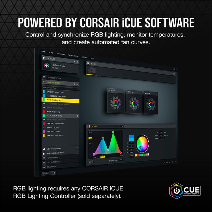 Image du produit Corsair SP140 RGB Elite (140 mm, 1 x)