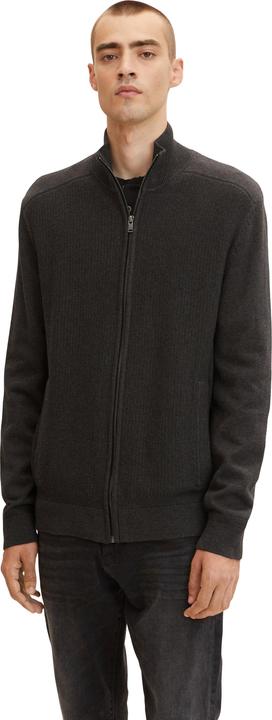 Produktbild Tom Tailor Jacke Strickjacke mit Stehkragen und seitlichen Eingrifftaschen (S)
