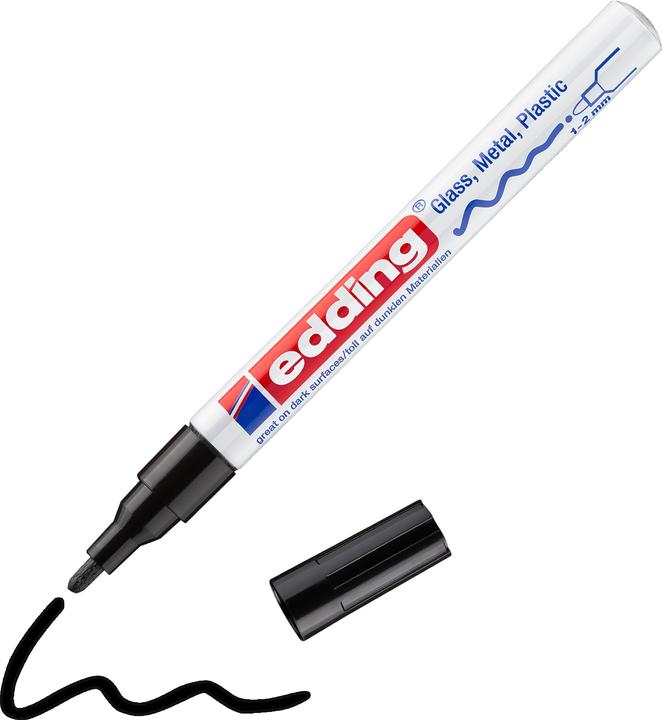 Immagine prodotto Edding 751 - Marcatore a vernice (Nero, 1 mm, 1 x)