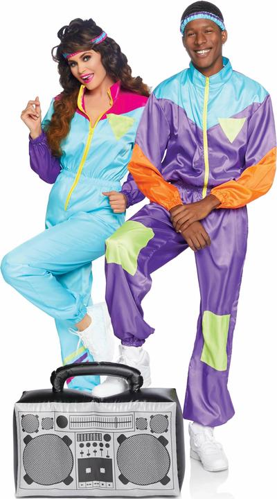 Produktbild Leg Avenue 80er Ballonseide Trainingsanzug (XL)
