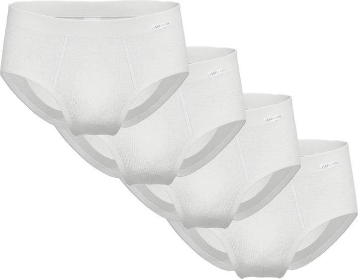 Ammann Slip Casual Bequem sitzend Slips Doppelripp 4er Pack (XXL, 4er Pack)