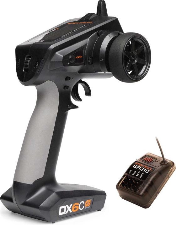 RC ANLAGE CAR DX6C 6CH DSMR SMART mit SR315 Receiver EmpfÃ¤nger