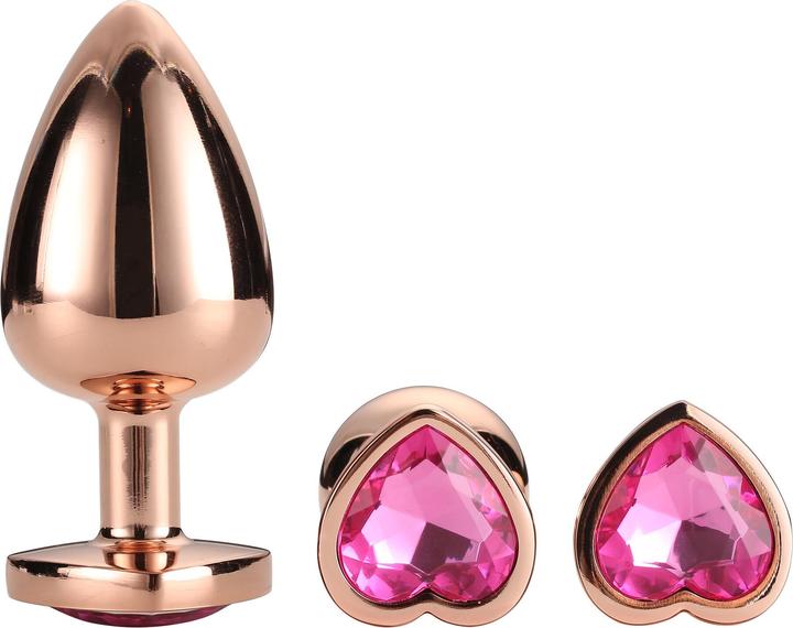 Dream Toys SET Gleaming Love korek analny Rose Gold 3szt.