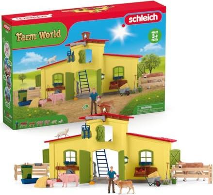 Produktbild Schleich Farm World Grosser Stall mit Tieren und Zubehör