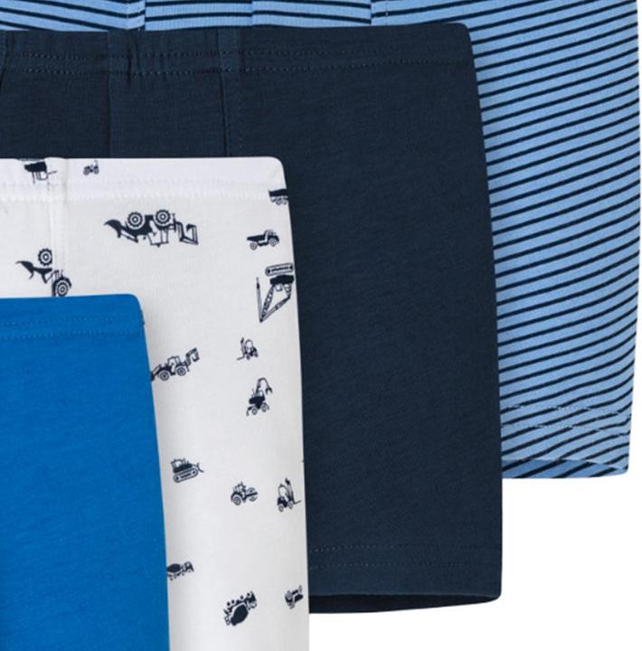 Actual product image Schiesser Pack of 10 Kids Boys 95/5 Organic Cotton Shorts / Pants (128, pack of 10)