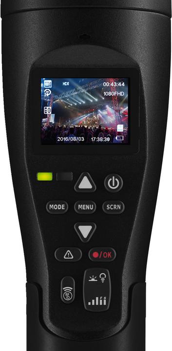 Image du produit Monacor Lampe de poche avec enregistreur (28.30 cm)