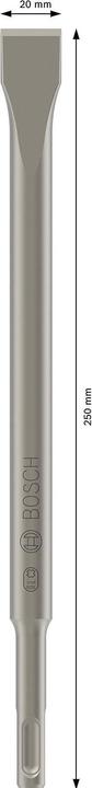Actual product image Bosch Professional Zubehör PRO SDS plus-4C flat chisel, 20 x 250 mm (20 mm)