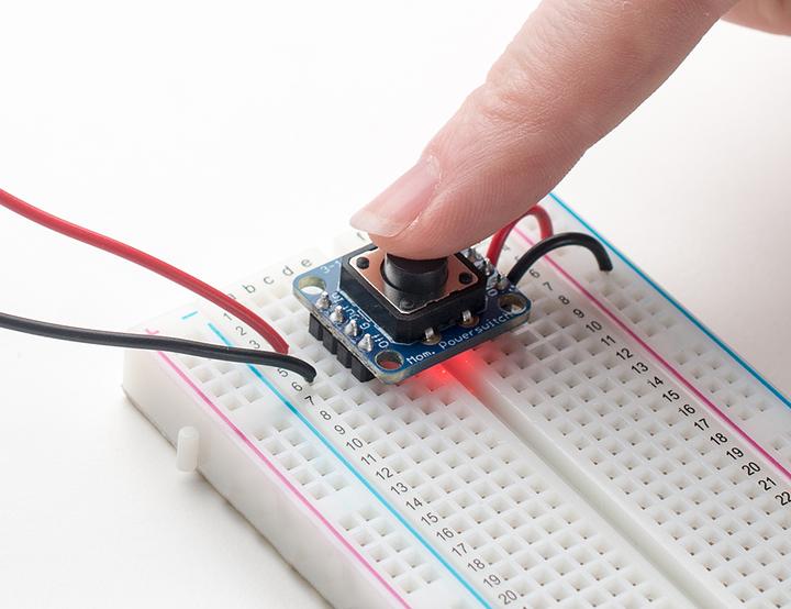Actual product image Adafruit Push-button Power Switch Breakout