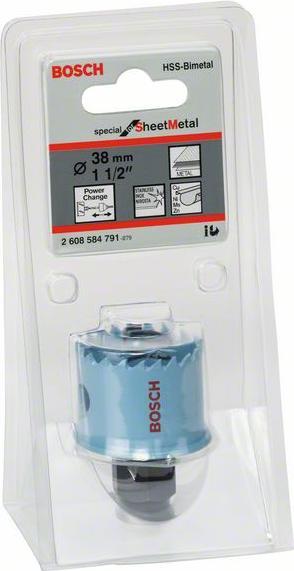 Actual product image Bosch Professional Zubehör Hole Saw Special Sheet Metal, 38 mm, 1 1/2-inch (38 mm)