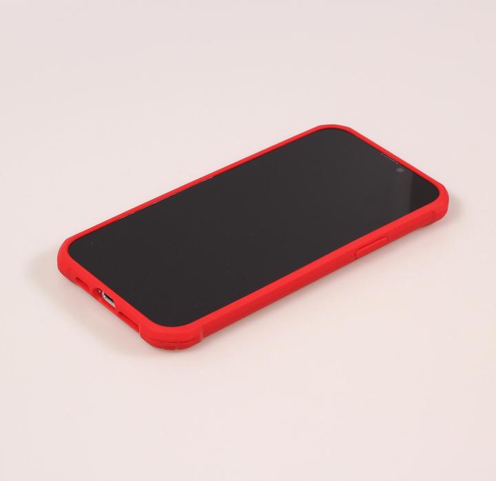 Produktbild PhoneLook Hülle Military Elite kompakt Cover mit semi-transparentem Carbon Rücken (Apple iPhone 14)