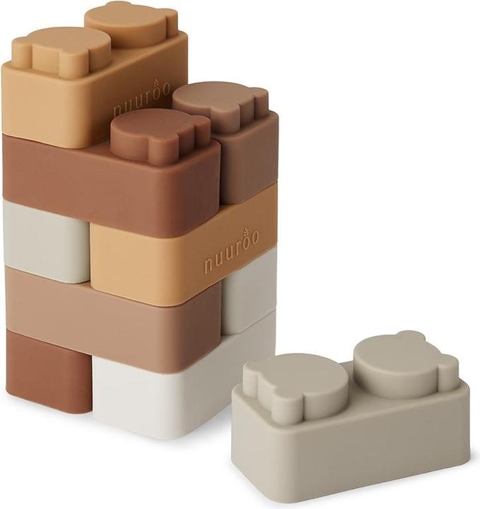 Image du produit Nuuroo Pile Silicone Building Bricks - 10 pcs. (NU338)