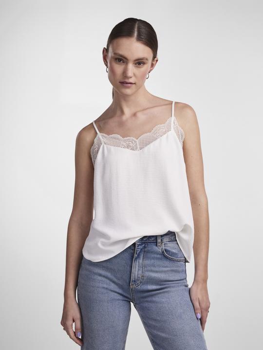 Actual product image Pieces Pctiffany Strap Lace Top Wvn Noos Bc (L)