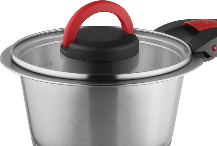 Produktbild Kuppels QUICK CLACK PRO Topfset 12-teilig silber, silber