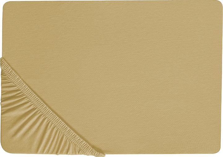 Image du produit Beliani Drap-housse coton vert olive 180 x 200 cm JANBU (180 x 200 cm)