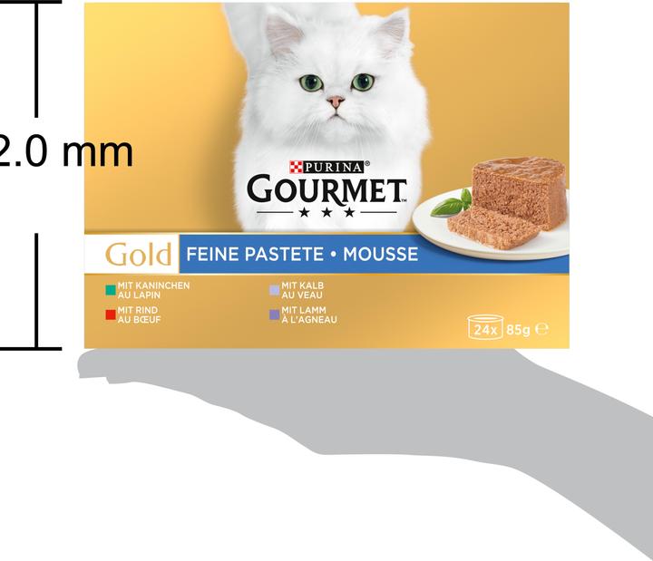 Actual product image Gourmet Fine pâté (Adult, 24 pcs., 2040 g)