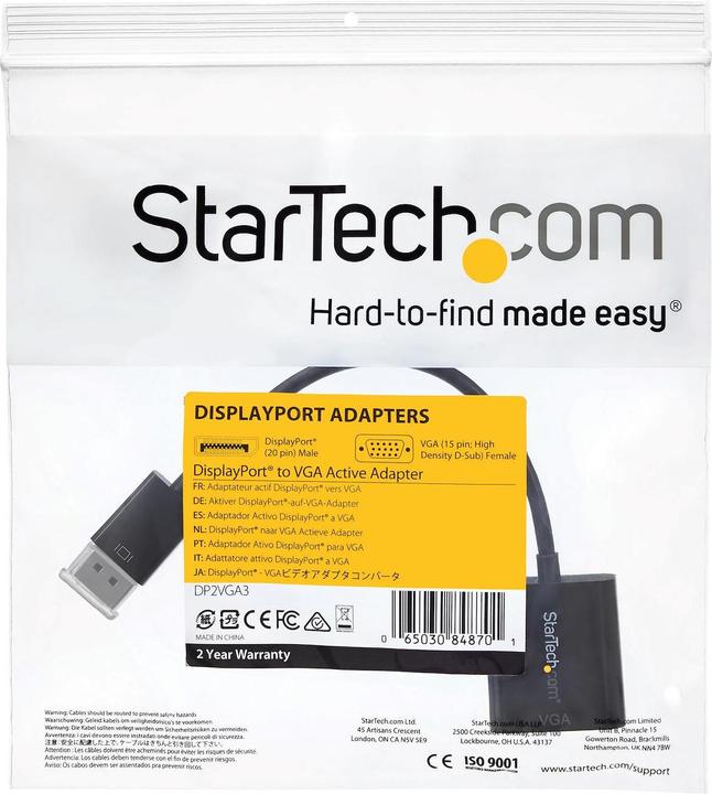 Productafbeelding StarTech DP naar (VGA, 23 cm)
