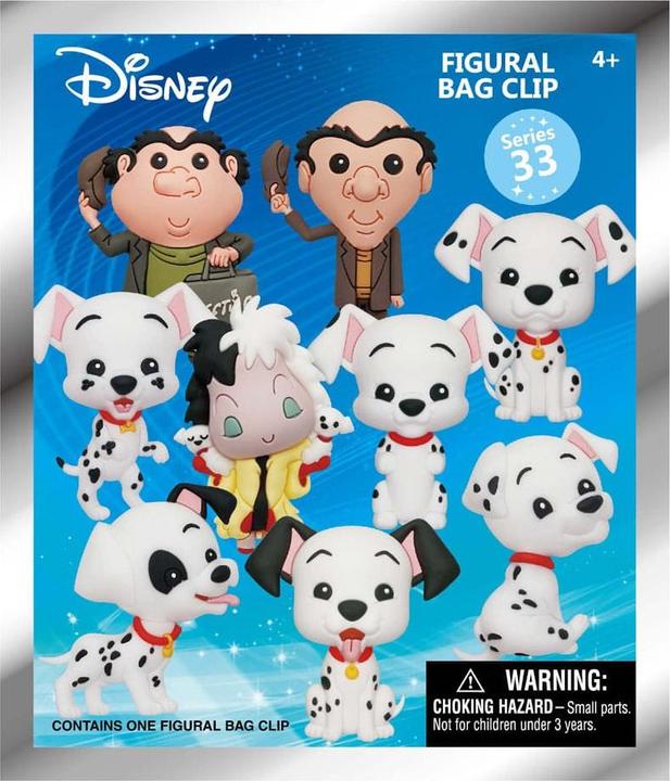 Monogram Int. Disney 3D PVC-Taschenanhänger 101 Dalmatiner Series 33 Display (24)
