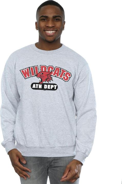 Actual product image Disney Mens High School Musical The Musical Wildcats Athletic Sweatshirt (XL)