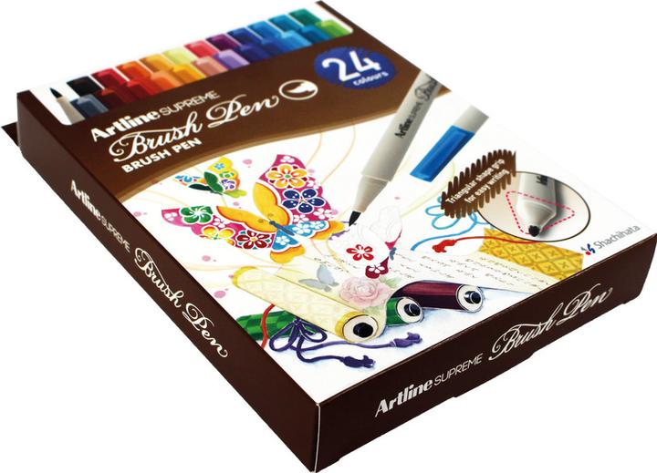 Image du produit Artline Feutre pinceau Brush Pen Supreme (Trié, 24 x)