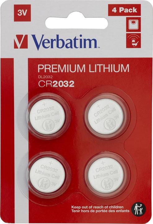 Immagine prodotto Verbatim CR 2032 (4 pz., CR2032, 220 mAh)