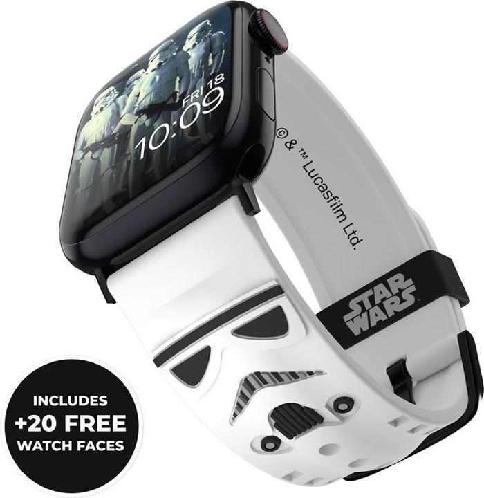 Produktbild Moby Fox Star Wars - Apple Watch Armband 38/40/41/42/44/45/49 mm (Stormtrooper 3D) (Silikon)