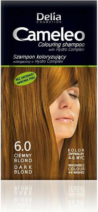 Produktbild Delia Cosmetics Cameleo Färbung Shampoo 6.0 dunkelblond