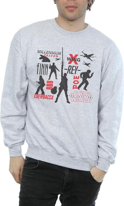 Produktbild Star Wars The Last Jedi Rebellion Silhouettes Sweatshirt (L)