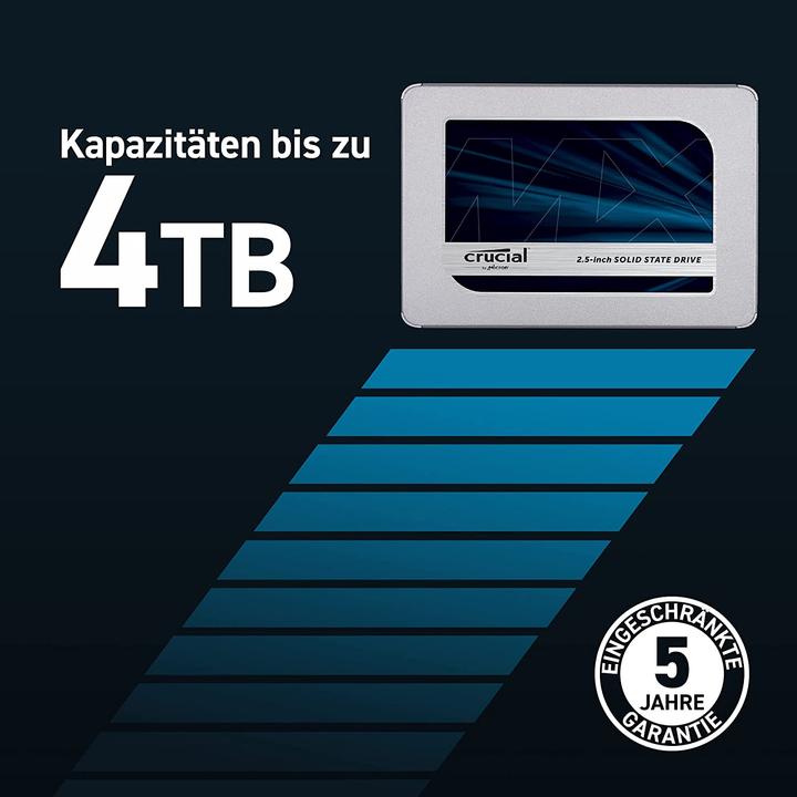 Produktbild Crucial Mx500 (500 GB, 2.5")