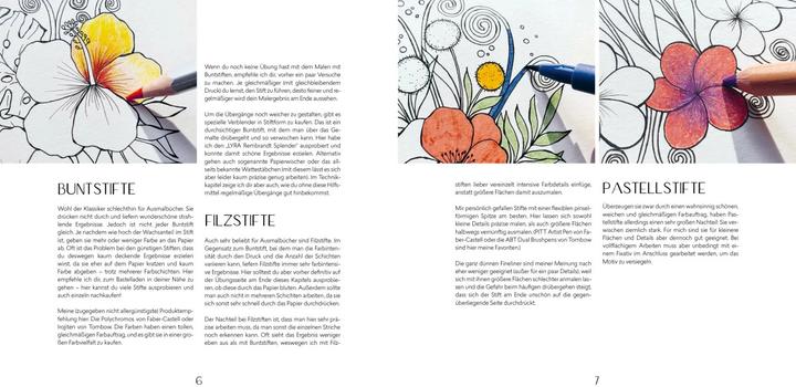Produktbild Ausmalbuch - Florale Motive