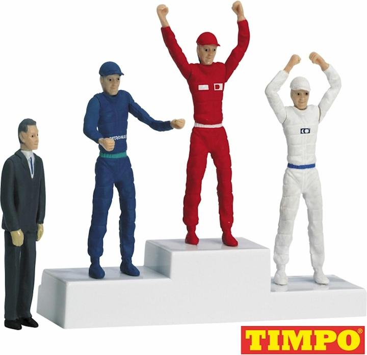 Actual product image Carrera Winners podium with figures