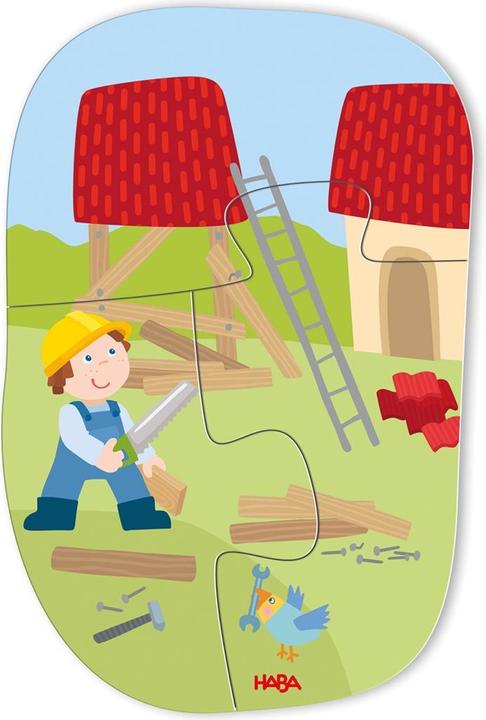Produktbild Magni HABA 6 erste Puzzles Baustelle (18 Teile)