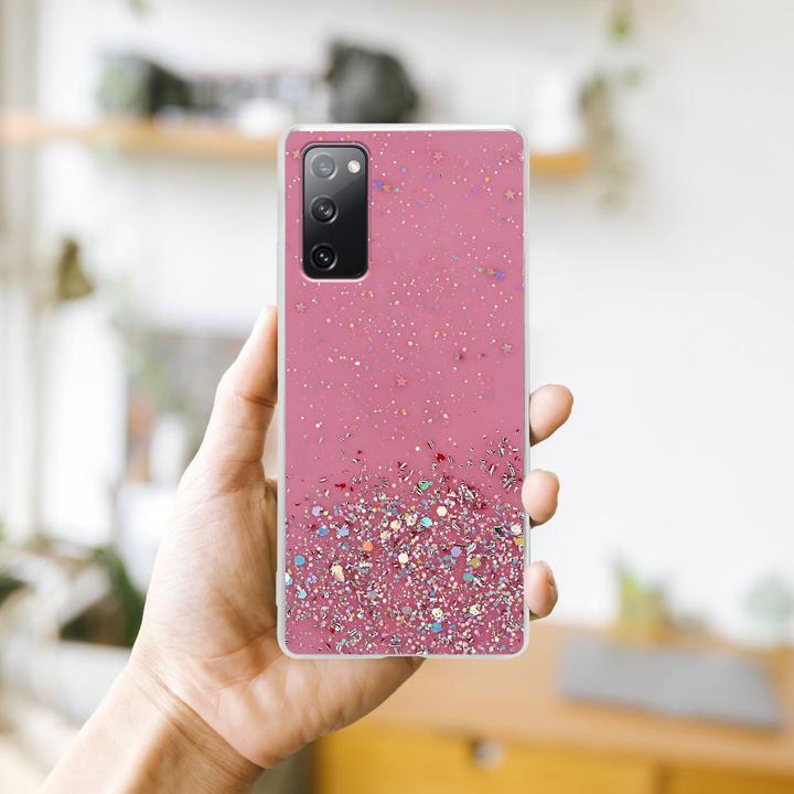 Image du produit Cadorabo Couverture TPU paillettes scintillantes (Samsung Galaxy S20 FE)