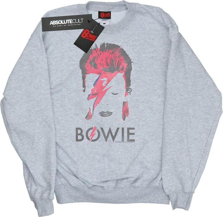 Immagine prodotto David Bowie Aladdin Sane Distressed Felpa Ragazze (140, 146)