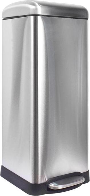 Actual product image Perel Urban bin - 30 l - Square - Metal brush (30 l)